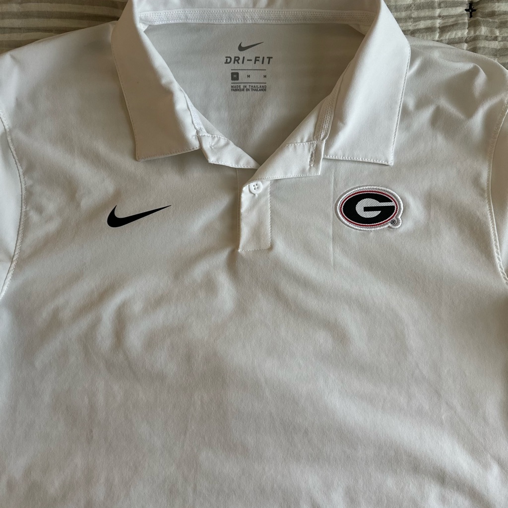Nike Uga Bulldogs OnField Coach Polo Ncaa College Football Playoffs Like New
